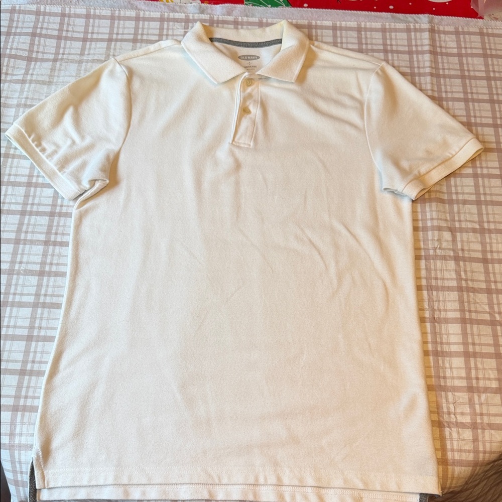 Old Navy Cream Polo Shirt